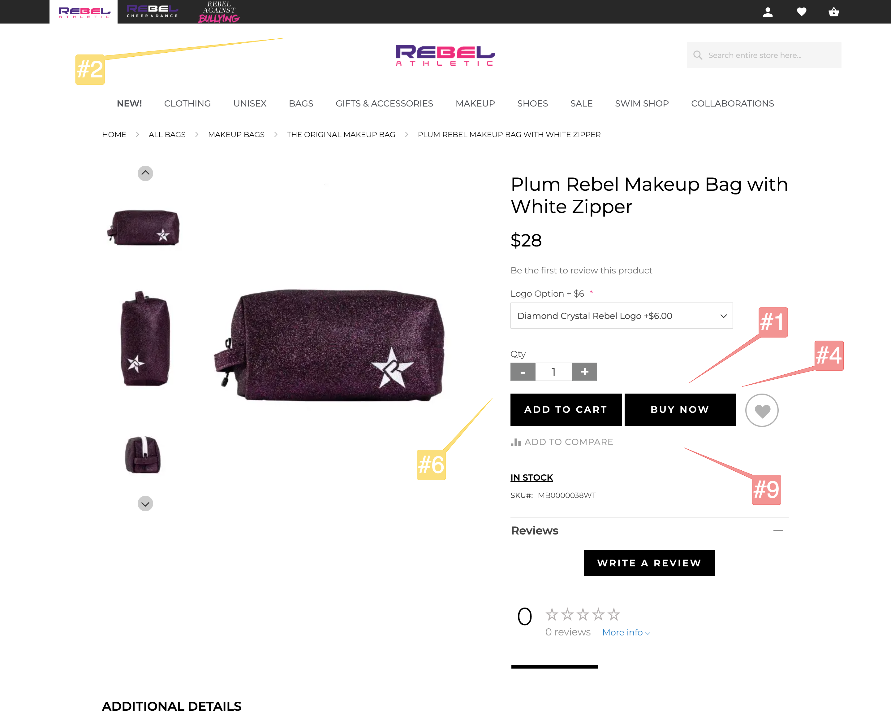 Rebel Athletic Ordering & Delivery